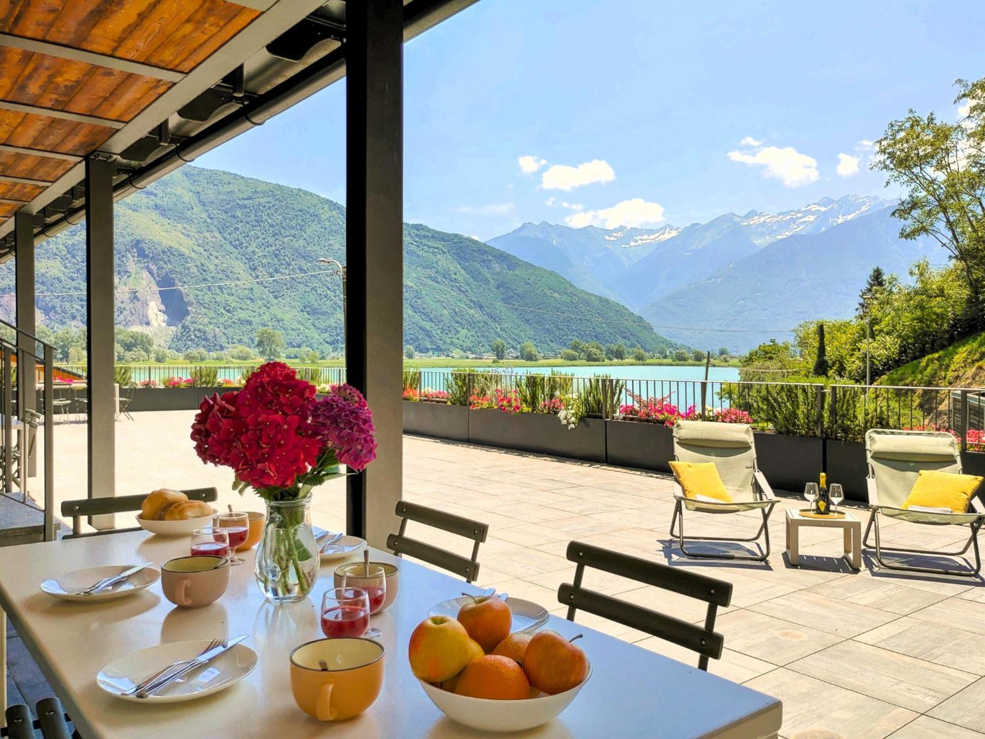 Dascio Vita See Ferienwohnung Mit Dachterrasse ภายนอก รูปภาพ